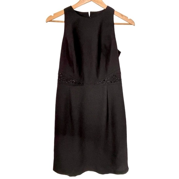 Liz Claiborne Nights Evening Semi-Formal Cocktail Party Little Black Dress Sz. 6 - Picture 1 of 10